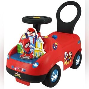 Marvel Lights N' Sounds Spider-Man Spidey Adventure Ride-on ~ NWT